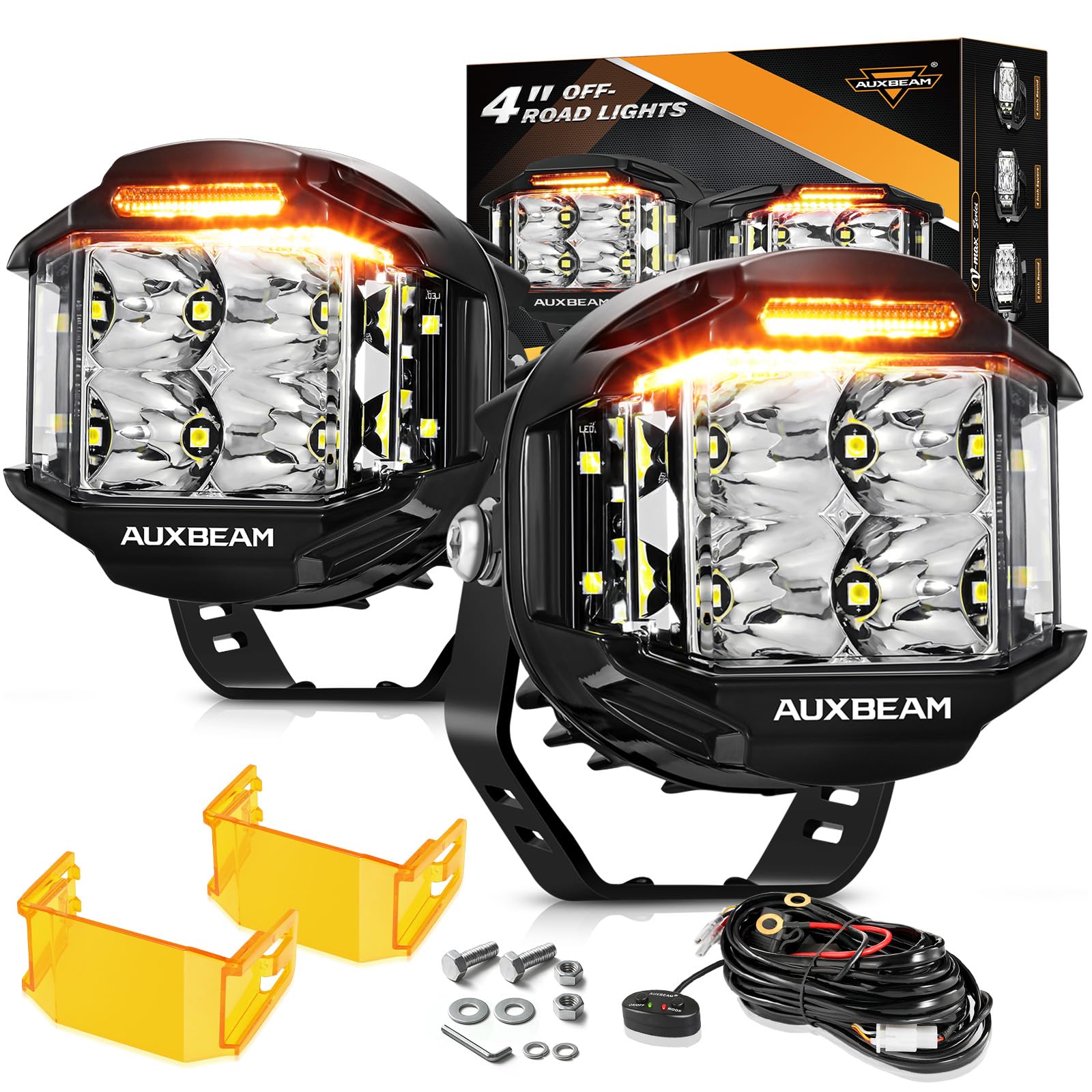 Amazon.co.jp: Auxbeam V-MAXシリーズ 4インチ 92W ラウンド LED